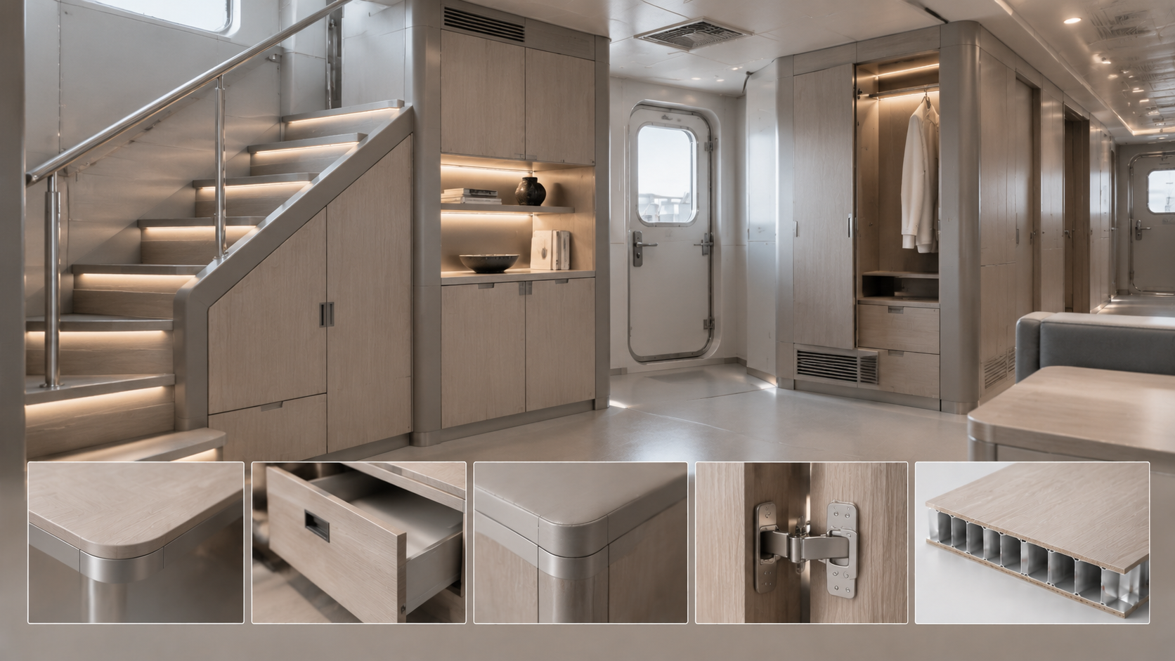 Lightweight Furniture Panel Solutions-Alvess Marine | Lightweight ...